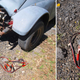 Illustration for article titled How To Fix A Broken Spark Plug With Teeth, Tape, And Jumper Cables